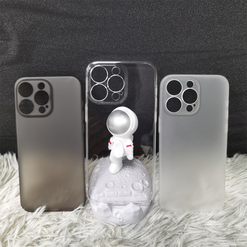 Suitable for Iphone16Pro All-Inclusive Pc Transparent Hard Shell Apple 17Promax/15 Frosted Anti-Fall Protective Case 13