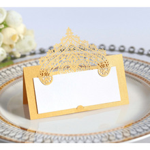 R 35996 Laser cut wedding place card �����οջ���ϯλ��