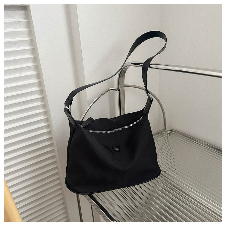 Borsa a tracolla da donna in tessuto oxford borsa versatile trendy_voghion.com
