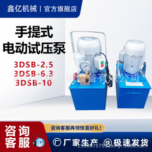 Small electric pressure pump portable electric pressure test pump 3DSB-2.5 electric pressure test pump