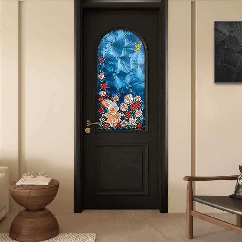 French-Style Silver Ripple Flat Sliding Door, Home Soundproof Bathroom Door, Hotel and Guesthouse Toilet Door, Anti-Peep Door and Window French-Style Silver Ripple Flat Sliding Door, Home Soundproof Bathroom Door, Hotel and Guesthouse Toilet Door, Anti-Peep Door and Window