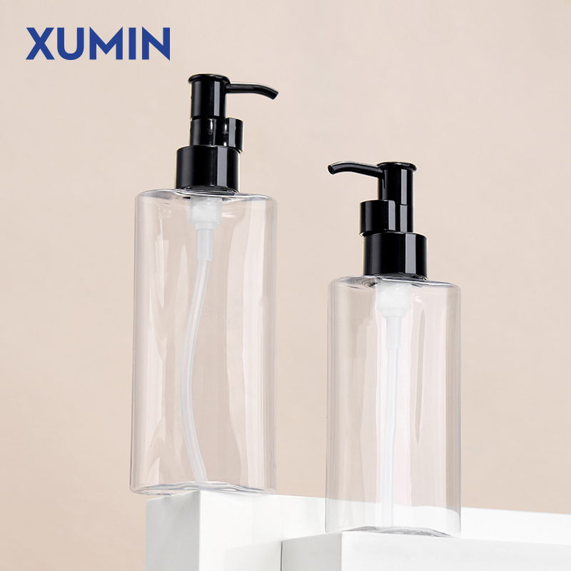 XUMIN botella de bomba de cosméticos 150ml botella de aceite de desmaquillaje transparente 200ml botella de bomba de aceite de esencia