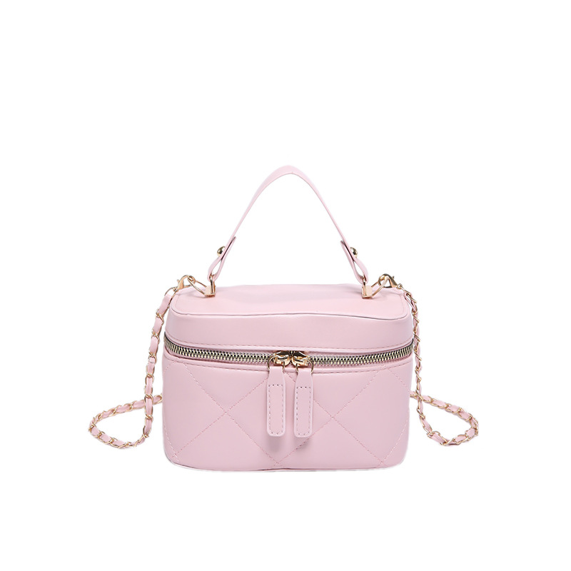 Bolsos mujer moda simple portátil pequeño bolso cuadrado 2024 verano nuevo estilo estilo estilo occidental bordado cadena de diamantes bolso de mensajero