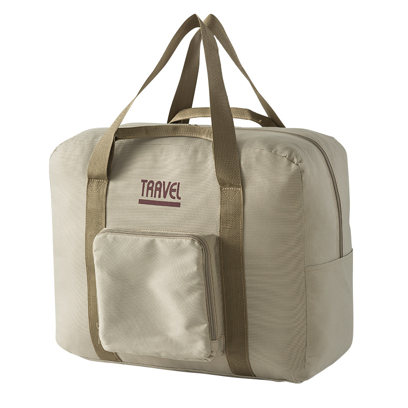 2023 primavera viaje de viaje bolsa de almacenamiento de doble capa impermeable engrosada carro Portátil Bolsa de hombro viaje de larga distancia bolso