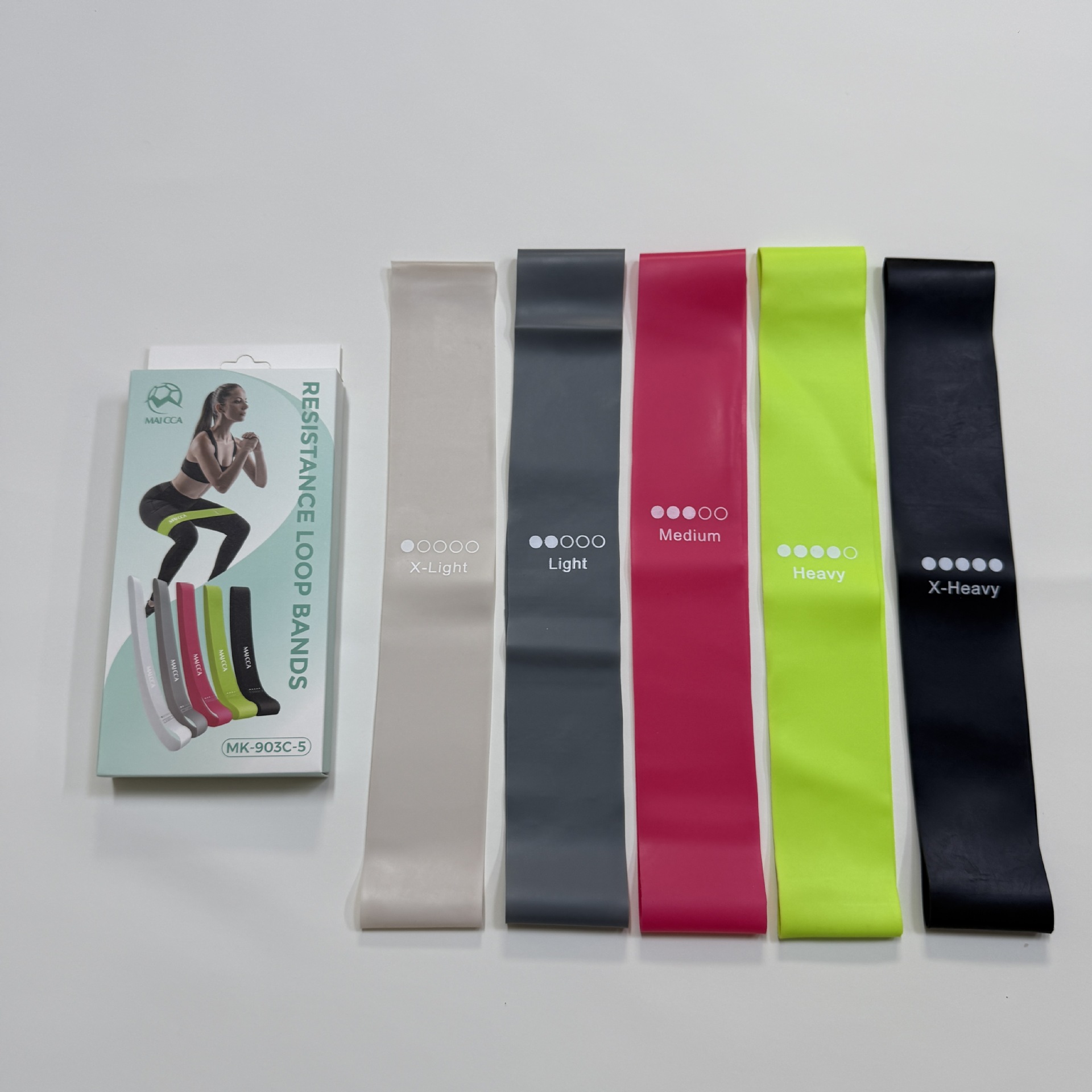 Color set with strength scale + color box