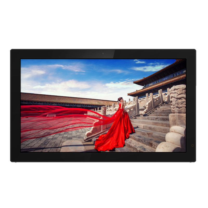 Manufacturers directly supply 24-inch digital photo frame display frame advertising machine video player can play video circularly, etc.