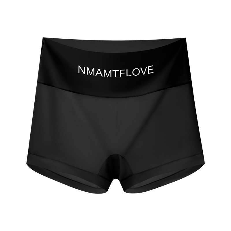 Pantalones de seguridad para mujeres anti-luz, bragas, entrepierna de algodón sin costuras dos en uno, bóxer de seda de hielo, pantalones de seguridad para mujeres de verano