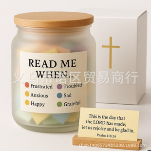 Cross-Border New Product Amazon Bible Verses in a Jar 90 Bible Verses Jar