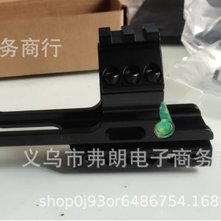 Quick release cross-border factory aiming clamp rear extension integrated bracket level gauge pipe clamp 25.4-30MMK quick release wide and narrow exchange