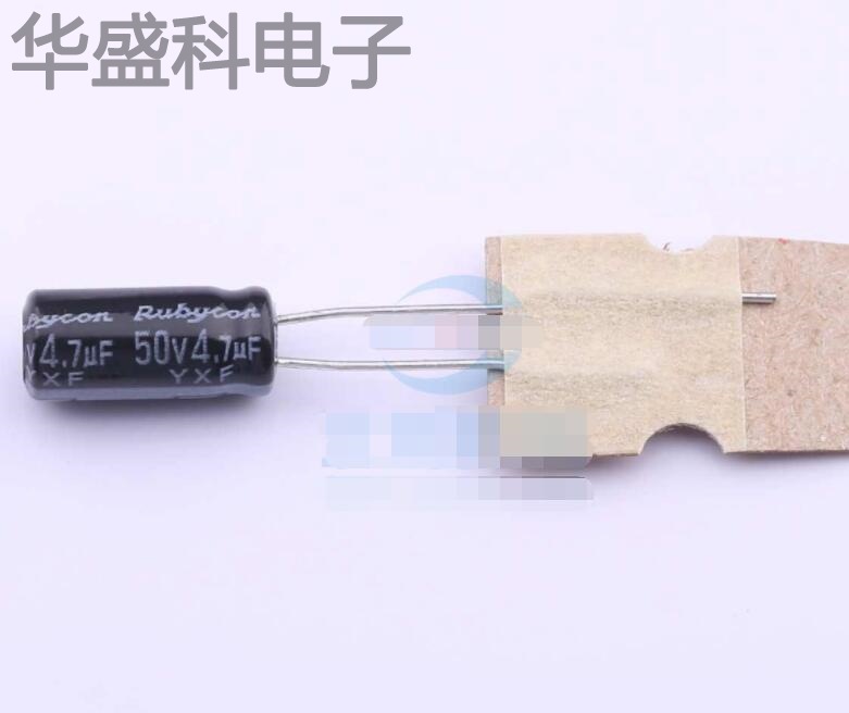 50YXF4R7MEFCT15X11 描述 4.7uF 50V 引线型铝电解电容 厂家直销