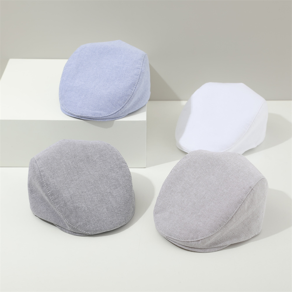 Sombreros para bebés primavera y otoño boina para bebés sombreros de sol sólidos para niños y niñas sombreros de verano para niños