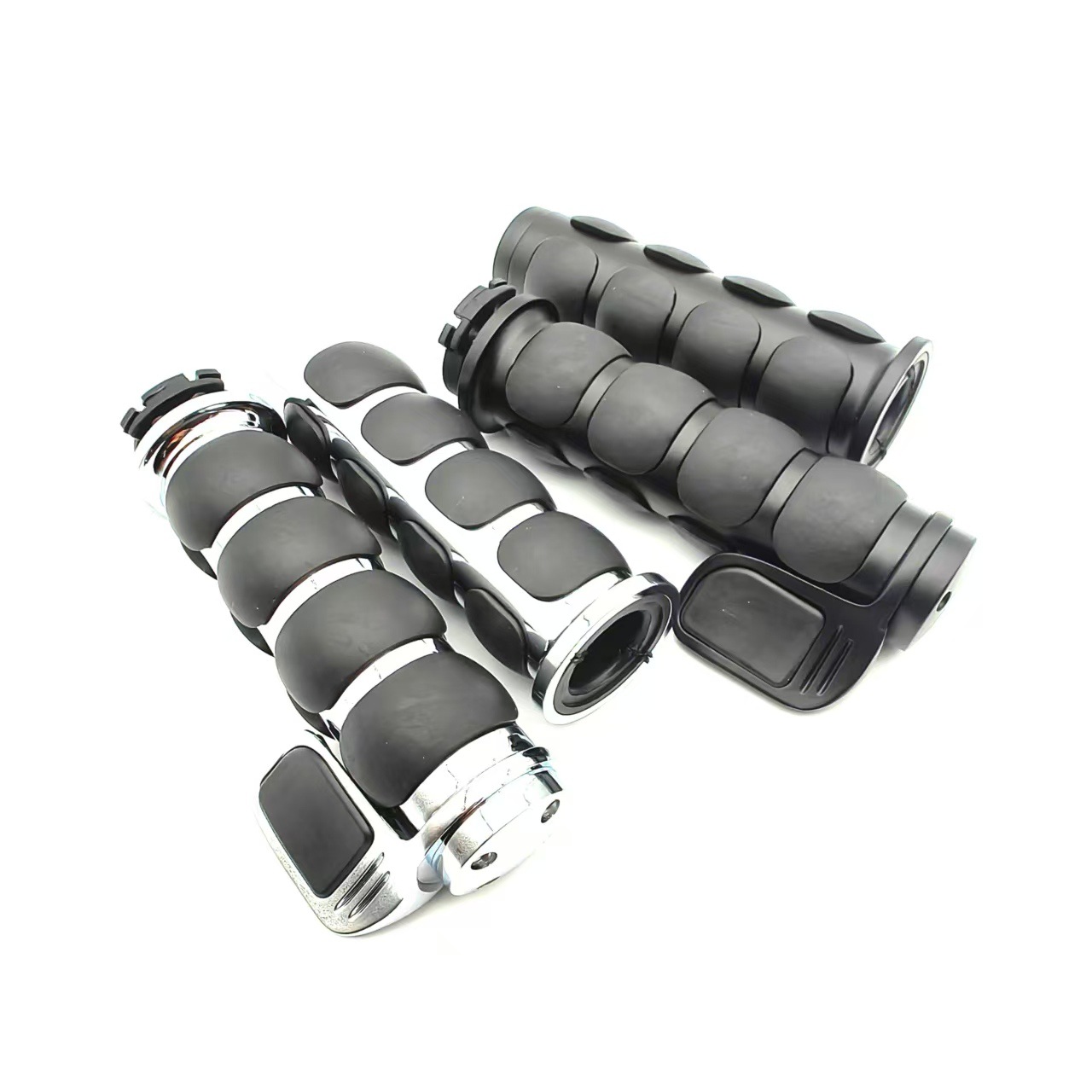 Motorcycle Handlebar Cover Harley Retro Handlebar Rubber Cover Riding Handlebar Rubber Original Handlebar Cross-Border Factory Direct Supply