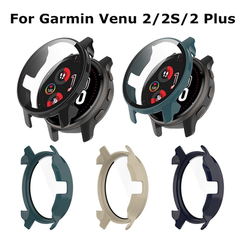 适用佳明Venu2 2s 2Puls壳膜一体保护壳Garmin Venu2全包PC保护套
