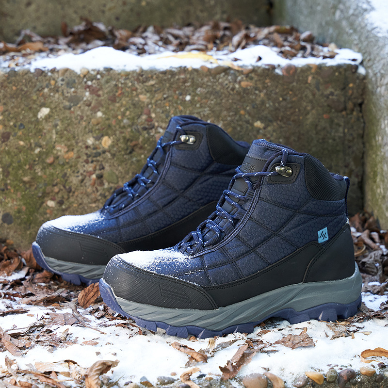 Wool Fur One Wool Boots Men's Coldproof Boots Padded Thickened Outdoor Tall Cotton Boots_voghion.com