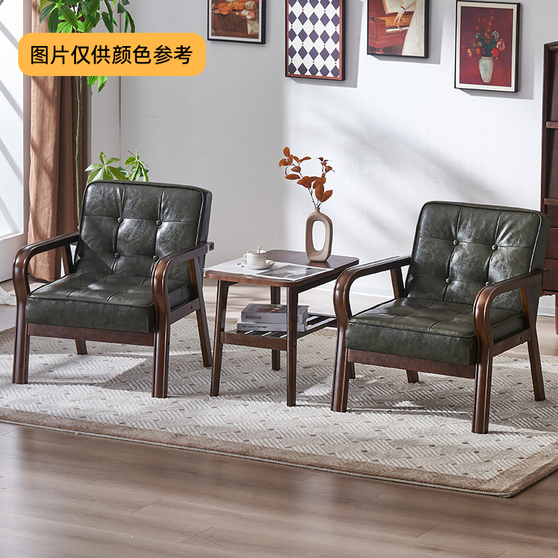 BENKWOON 다크 브라운 데크 그린 오일 왁스 가죽