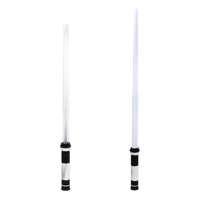 Amazon Star Wars Lightsaber Индукционный Телескопический лазерный меч, меняющий цвет, 2-в-1 Светодиодный светящийся меч-вспышка