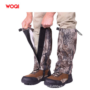 WOQI Waterproof adjustable snow boot gaiters for hiking, hunting, mountaineering and snowshoeing