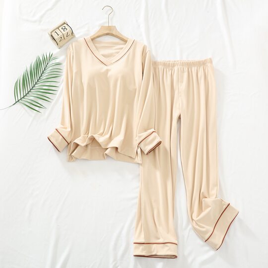 2022 New German Velvet Cup Integrated Home Clothes Upper and Lower Clothes Suit