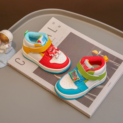 Boys and girls sneakers new style  autumn comfortable M beans Yuanyang children's single shoes children's casual shoes sports shoes