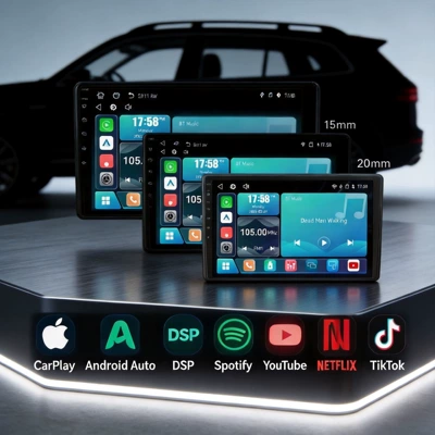 Linux Car Central Control System 9/ 10inch Inch Large Screen Car Video Carplay Player Car Central Control Screen (Car mp5)