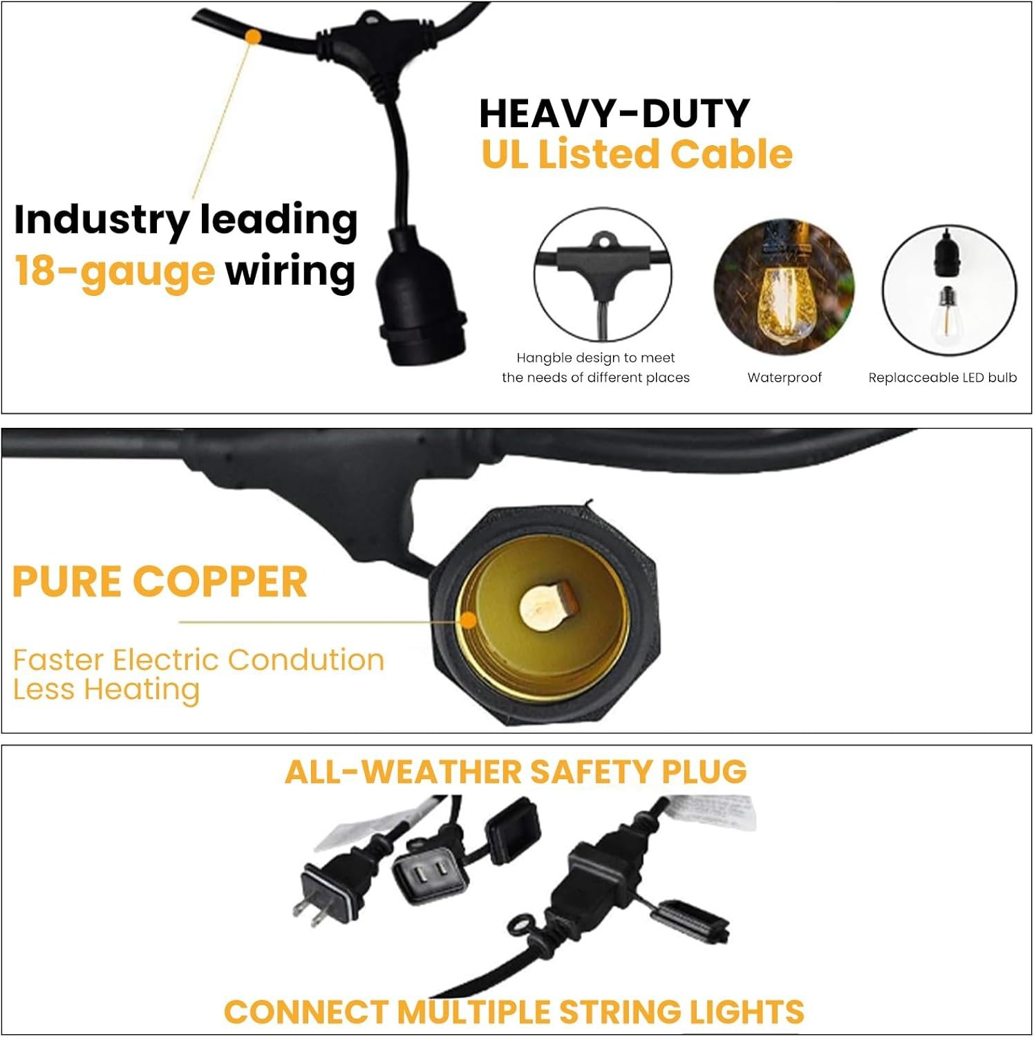 Transfronterizos S14 enchufables al aire libre S14 enchufables solares enchufables enchufables enchufables