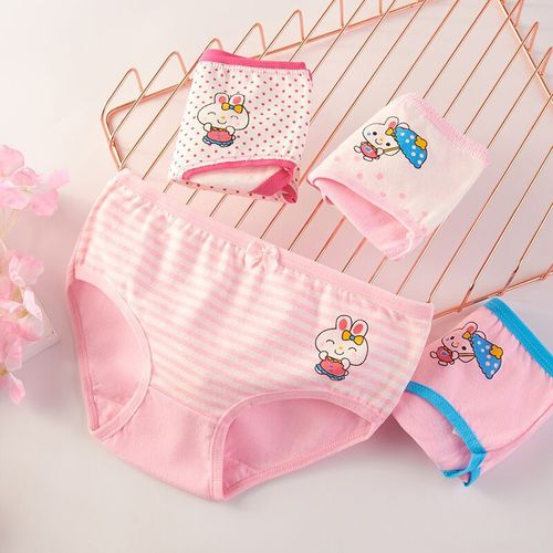 Children's underwear girls triangle cotton category A girls medium and large children's baby underwear girls boxer briefs wholesale