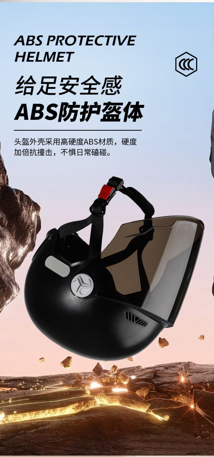 Extra Large 3C Certified Helmet for Men with Large Head Circumference, Electric Motorcycle Half Helmet for Women, 5XL Plus Size, 70 Head Circumference, Sun Protection