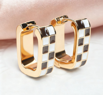 Fashionable Open Stud Earrings, Hypoallergenic Luxury Jewellery_voghion.com