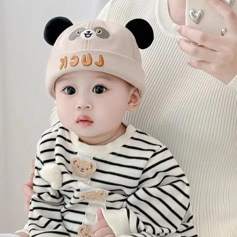 婴儿帽子秋冬超萌幼儿男童地主帽小月龄男女宝宝春秋季男孩瓜皮帽|undefined