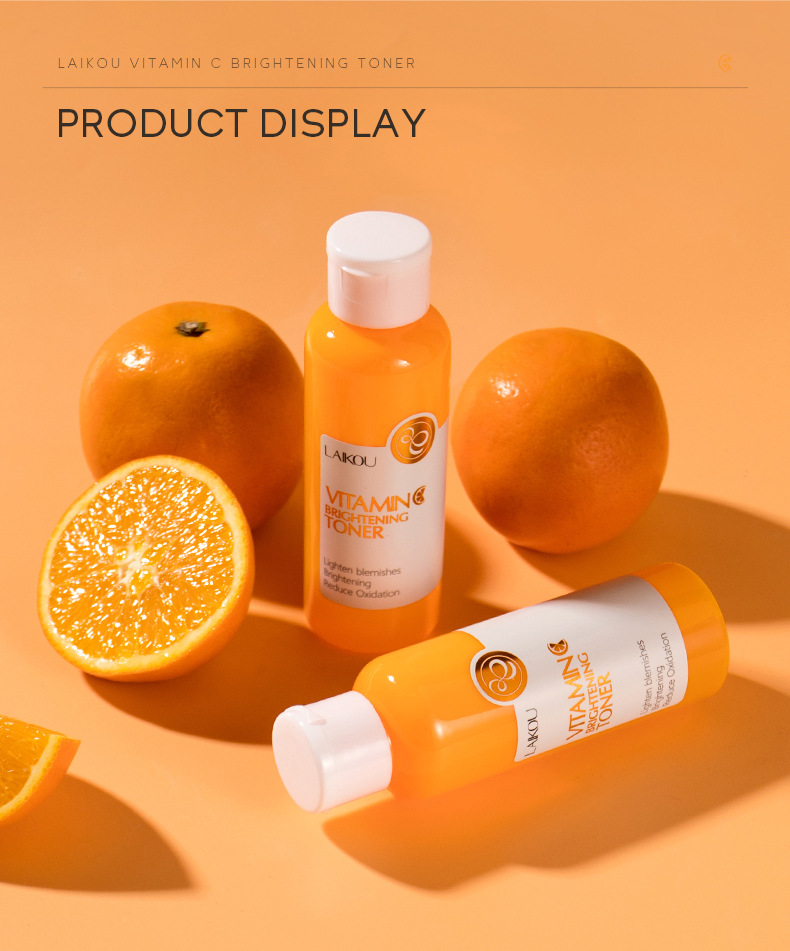 Cross-border LAIKOU Vitamin C Toner 100ml Hydrating and Moisturizing Toner Cosmetics Manufacturer Wholesale AliExpress undefined