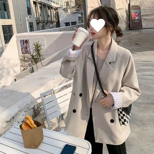 Chic Casual Blazer for Women, Spring and Autumn 2025 New Wide-Fit Suit, Petite Design, High-End Niche Trend