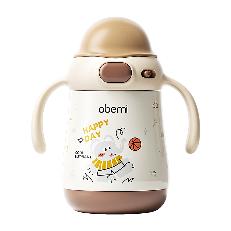 O'Brien Taza para niños Taza para bebés Taza para bebidas Taza de paja 316L Taza de acero inoxidable Taza para bebés Taza para bebidas Taza para bebés Taza para bebés