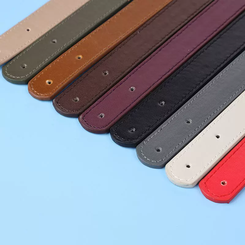厂家加工定制手提包带提手 礼盒配件PU皮条提手带现货批发包带