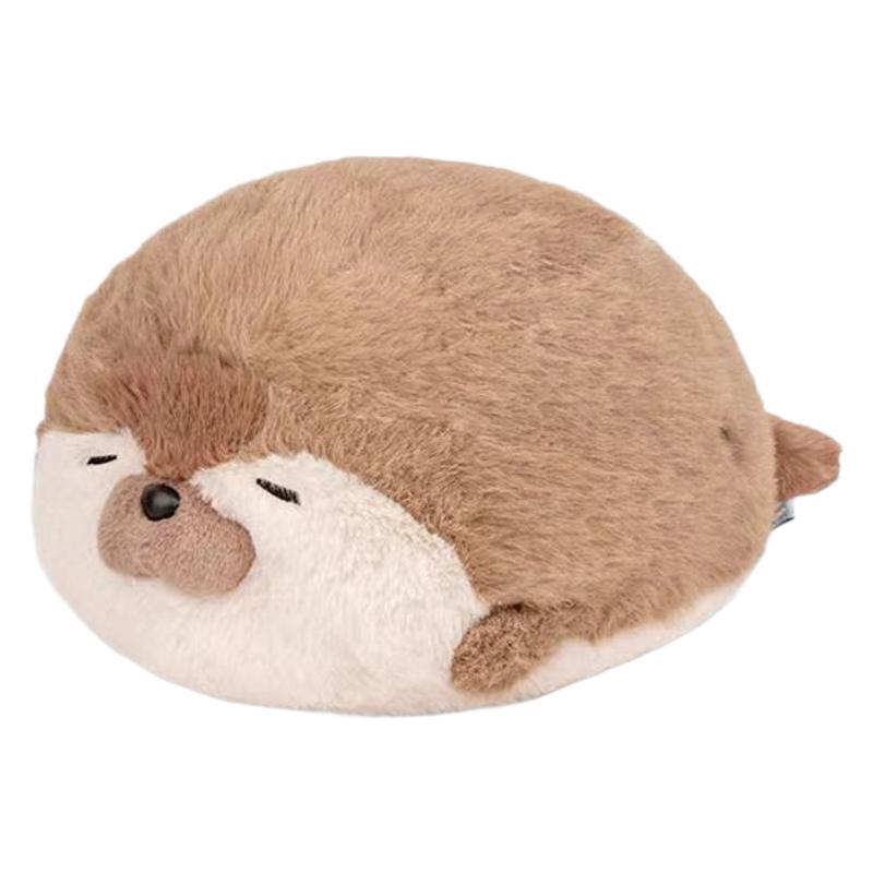 원래 물개 봉제 장난감 귀여운 침대 잠자는 바다 수달 인형 슈퍼 부드러운 인형 생일 선물을 들고