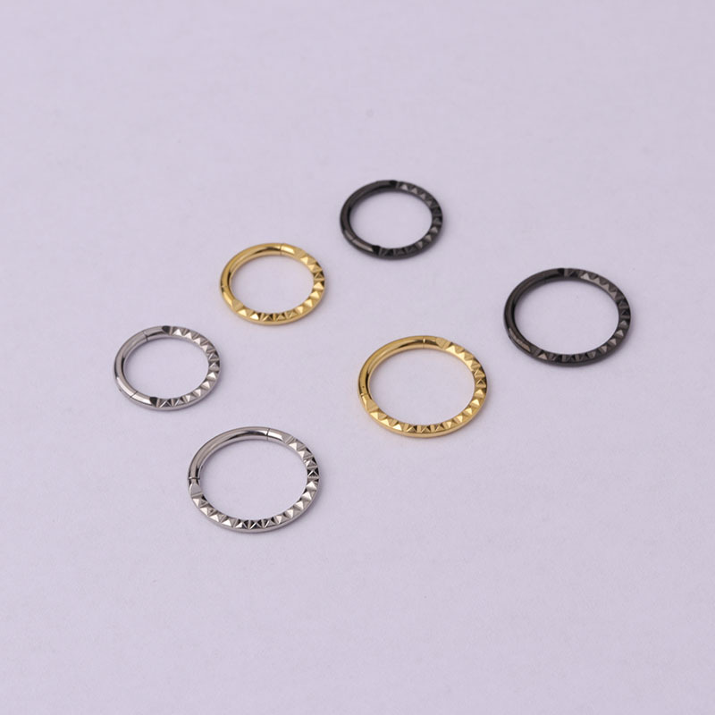 Nose Rings & Studs Fashion Geometric 316 Stainless Steel  Plating display picture 2