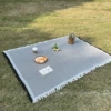 Picnic mat (black (high-quality cotton yarn)