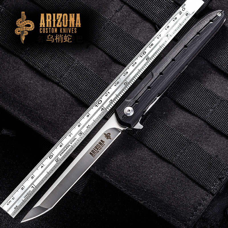 水果刀折叠精致小刀子m390户外潜水防身高硬度刀具口袋瑞士军工刀