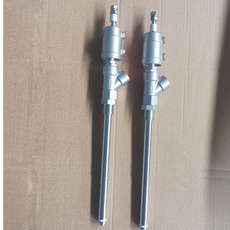 行程可调节式不锈钢气动下料阀 加长杆外封式4分液体灌装阀需订制
