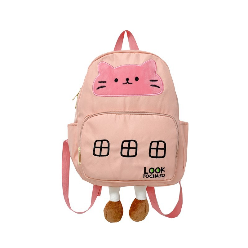 Kindergarten mochila para bebés caricatura lindo gatito mochila para niños y niñas 2025 nuevo comercio exterior mochila para niños