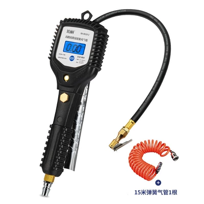 Air pressure gauge, tire pressure Air pressure gauge/tire pressure gauge - xa-2-tire-pressure-gauge-15m-spring-hose-free-two-batteries-with-order