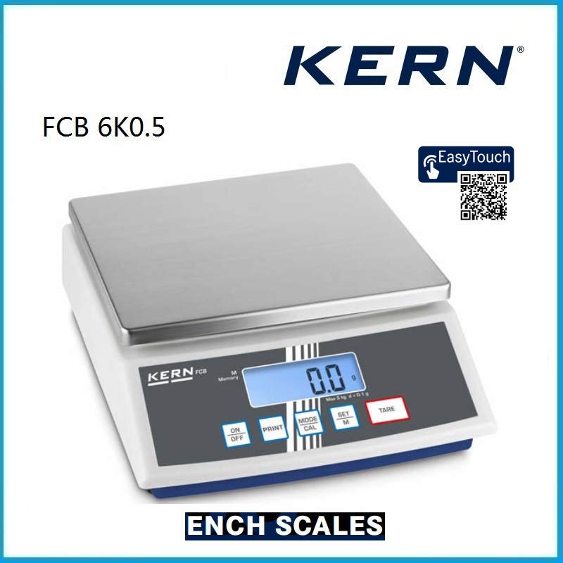 6kg 台秤  二个显示屏 FCB 6K0.5 Kern品牌