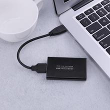 USB3.0 TO MSATA高光支持 SSD固态硬盘盒铝合金超薄款移动硬盘盒