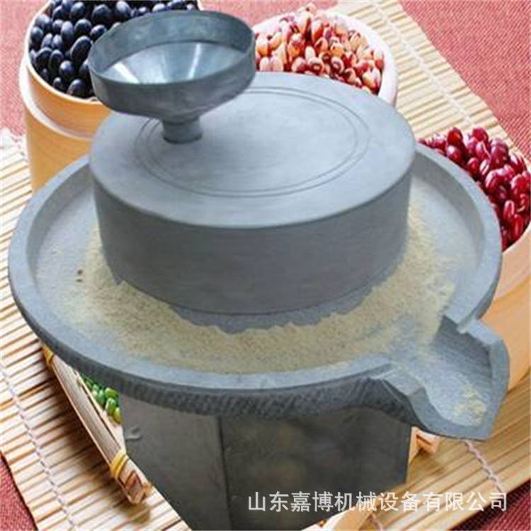 小麦面粉石磨 养生馆艾叶艾绒电动石磨 传统老豆腐豆浆石磨原味