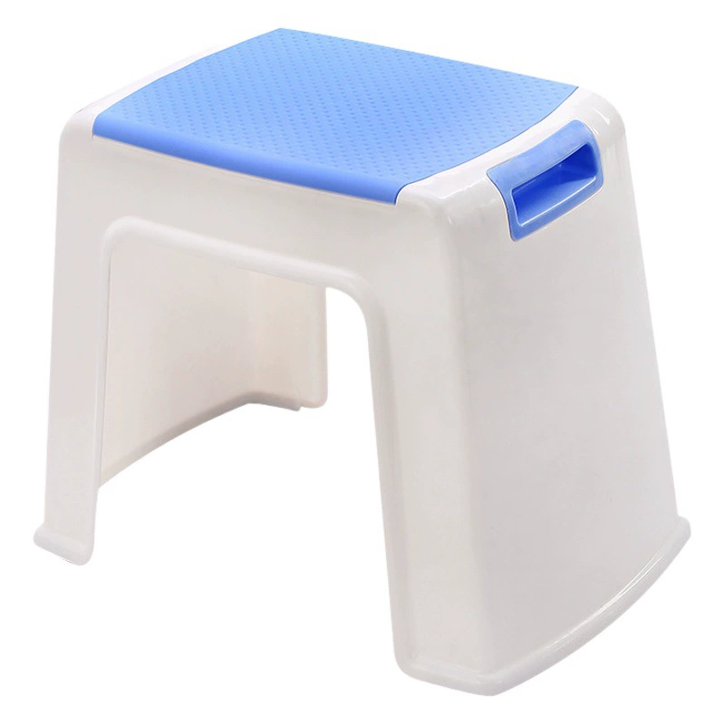 Пластиковый табурет Табурет для смены обуви Домашняя дверь Скандинавский утолщенный низкий табурет Нескользящий детский цветной пластиковый квадратный табурет оптом
