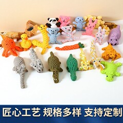 ペットのおもちゃ綿ロープ編組動物歯が生えるおもちゃ猫犬のおもちゃ結び目おもちゃ卸売