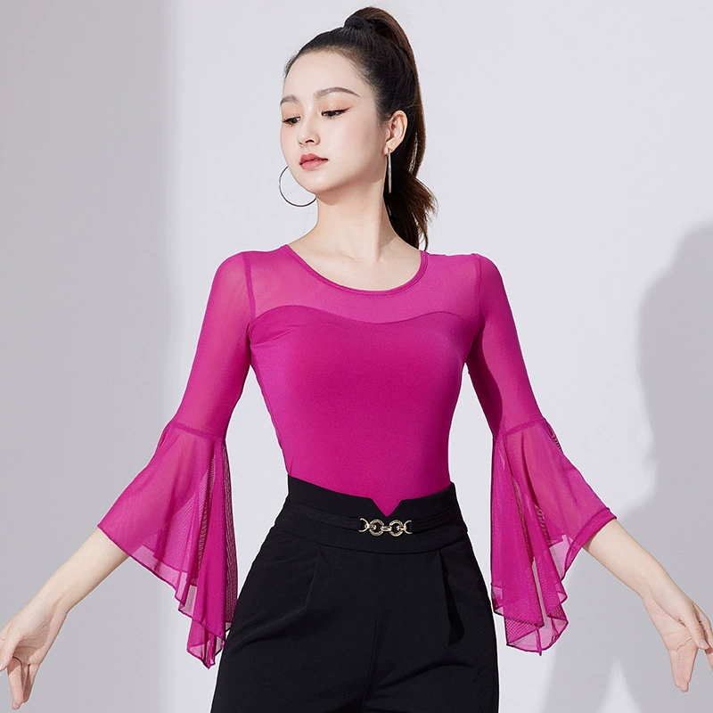 Латинский танцевальный топ женский новый современный танцевальный танец вальс национальный танцевальный бал