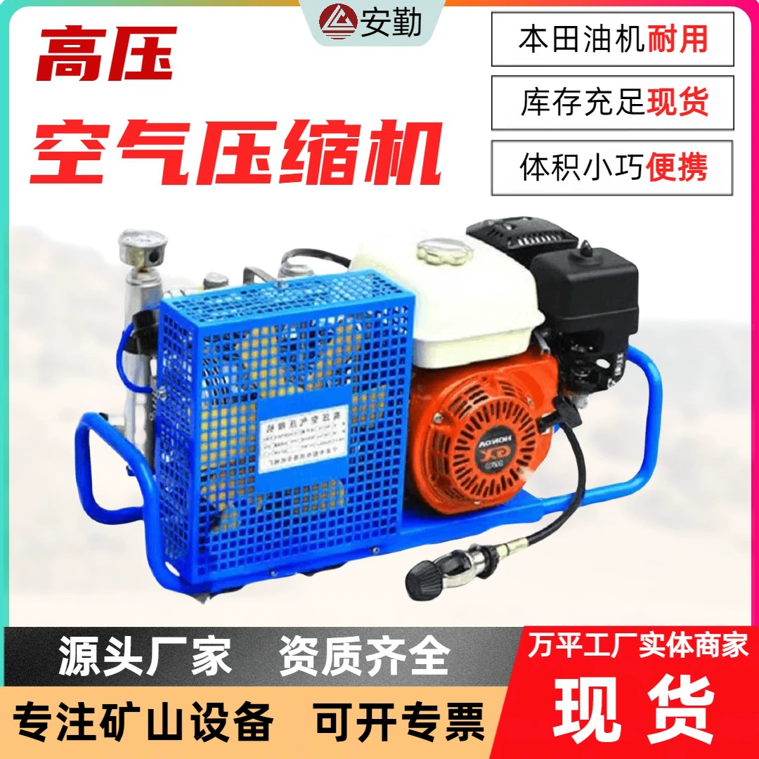 Компрессор для дыхания высокого давления в горнодобывающей и строительной промышленности, малый бесшумный насос для заправки RZX100, модель 30 МПа