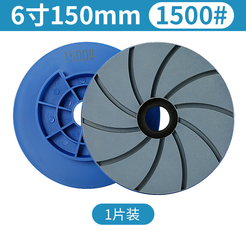 Hoja de pulido de diamante mármol piedra británica granito cerámica renovación Caracol hebilla biselado engrosado hoja de molienda