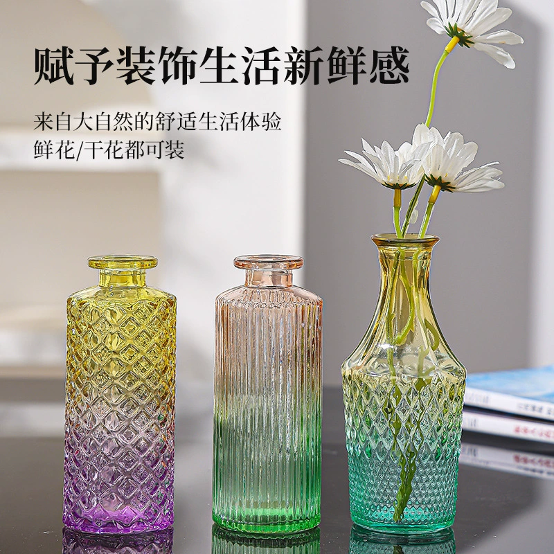 Северные средневековые мини-вазы ins ветровое стекло высокого уровня высокого цвета