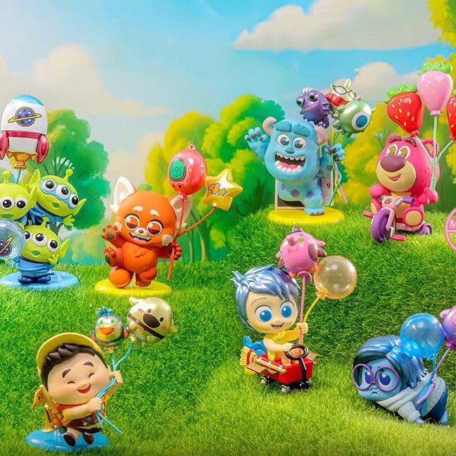 Authentic Pixar Balloon Series COSBI Blind Box Mini Figures Trendy Toys Cute Figurines Decorations Wholesale Authentic Pixar Balloon Series COSBI Blind Box Mini Figures Trendy Toys Cute Figurines Decorations Wholesale
